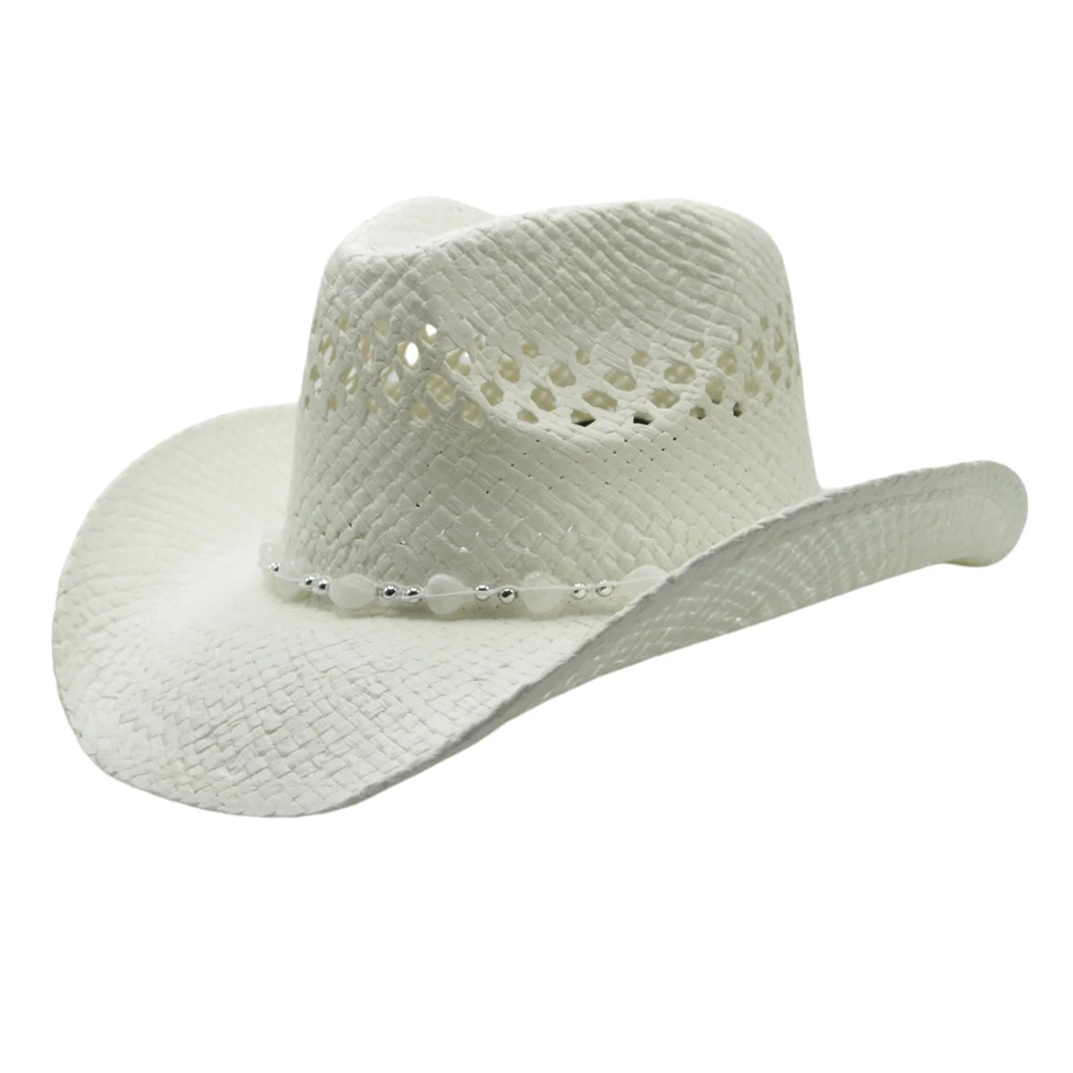 Peter Grimm Lilac - Straw Cowboy Hat