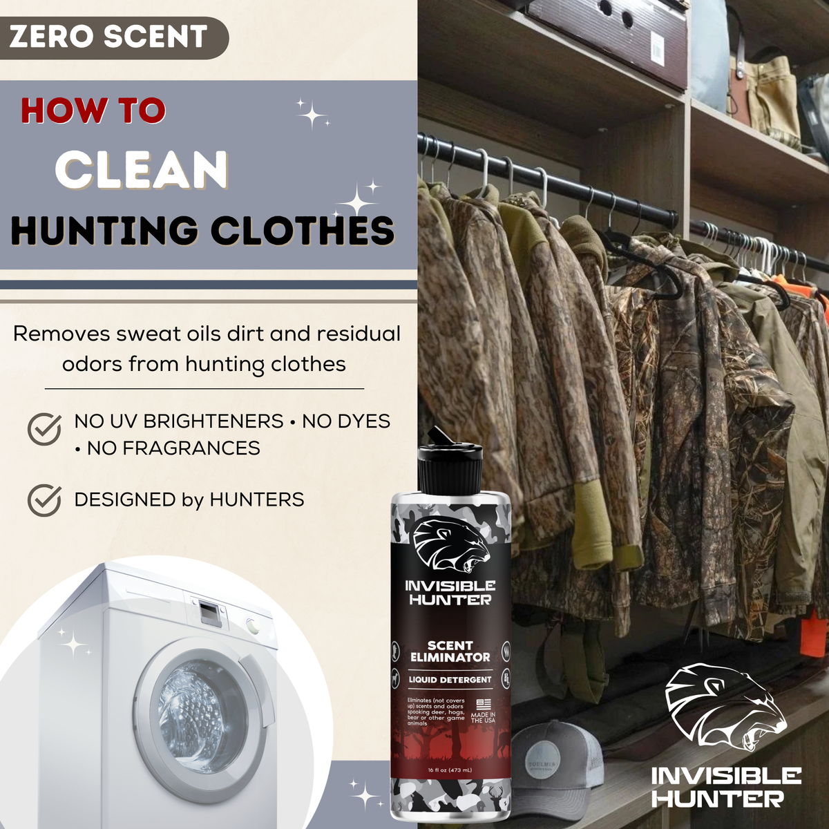 Invisible Hunter Total Scent Eliminator Strategy Kit