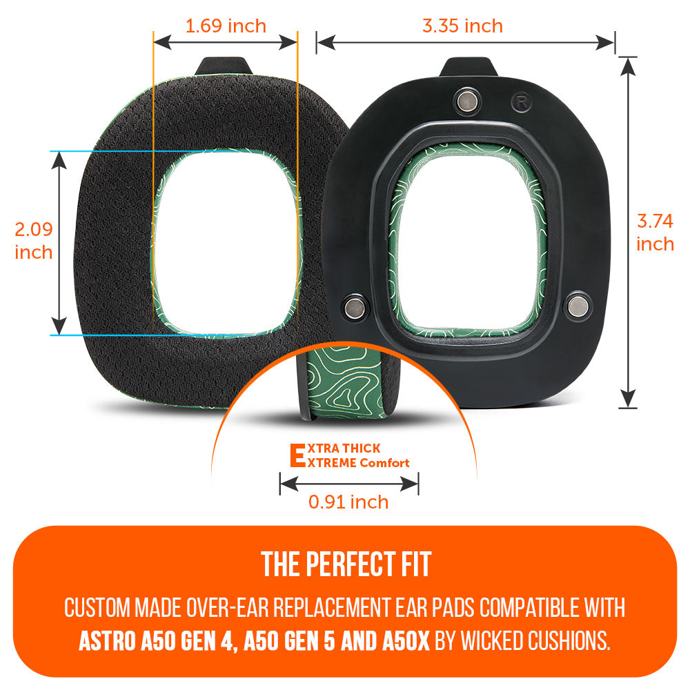 Astro A50 Gen 4, Gen 5 and A50X Earpads - WC FreeZe Cooling Gel