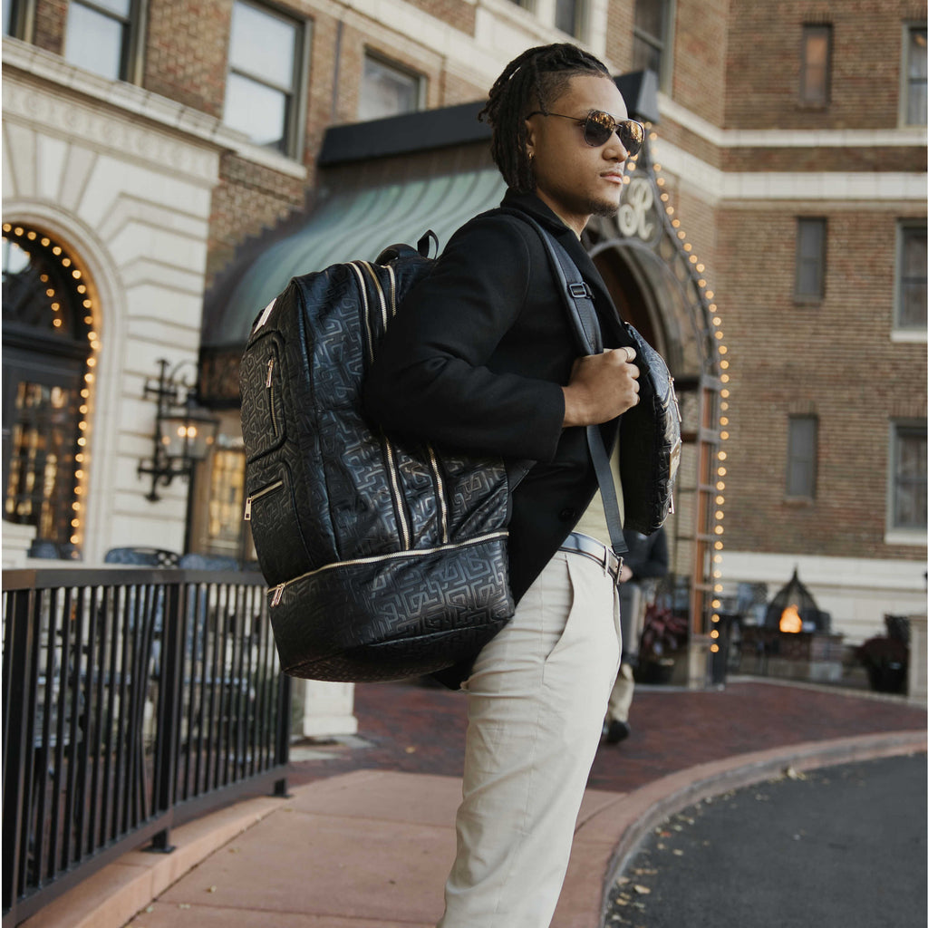 Black Monogram Leather Patented Carry-On Backpack (Only 150 Made)