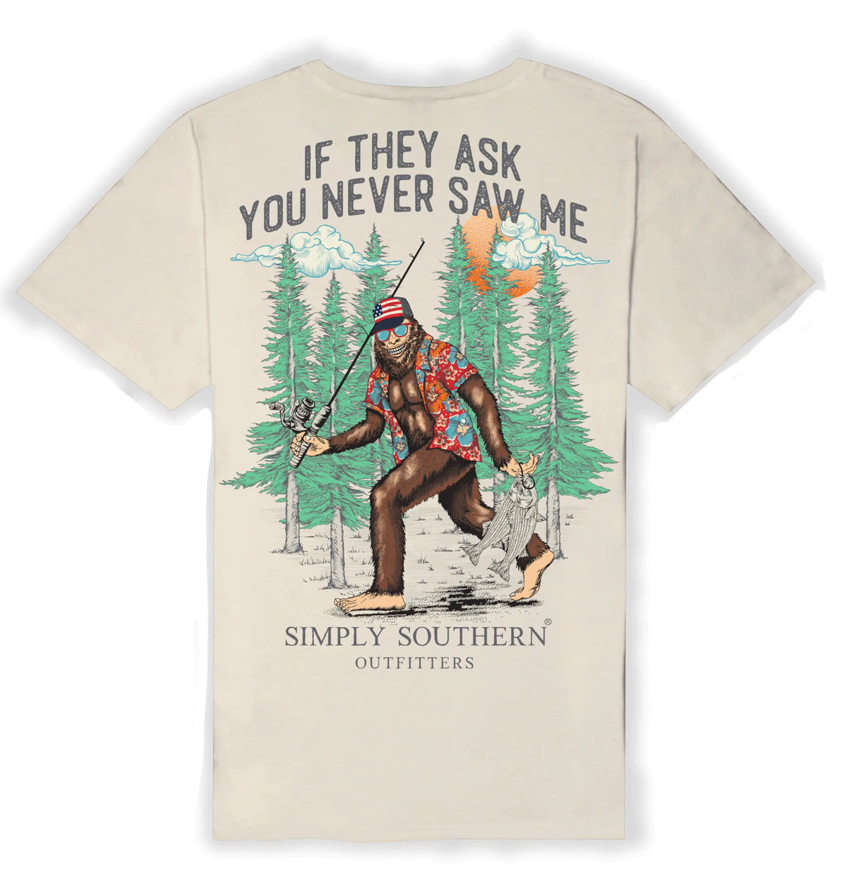 Simply Southern Mens Relaxed-Fit Short Sleeve T-Shirt