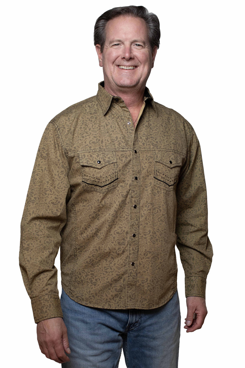 Scully Signature Stripe - Men's Dress Shirt