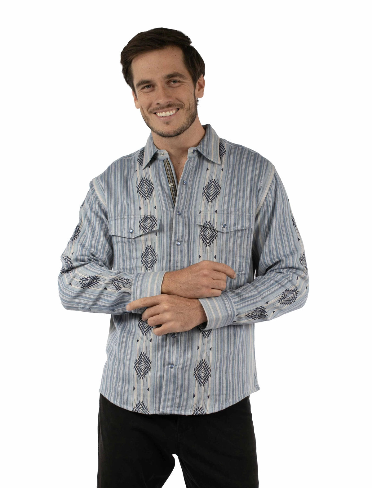 Scully Woven Diamonds - Men's Western Shirt