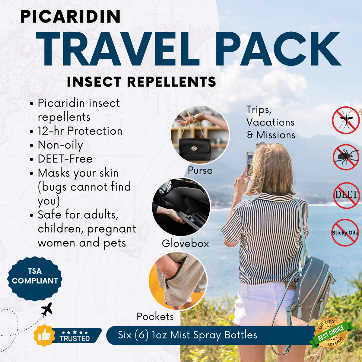 Scented Insect Repellent 1oz Master Case
