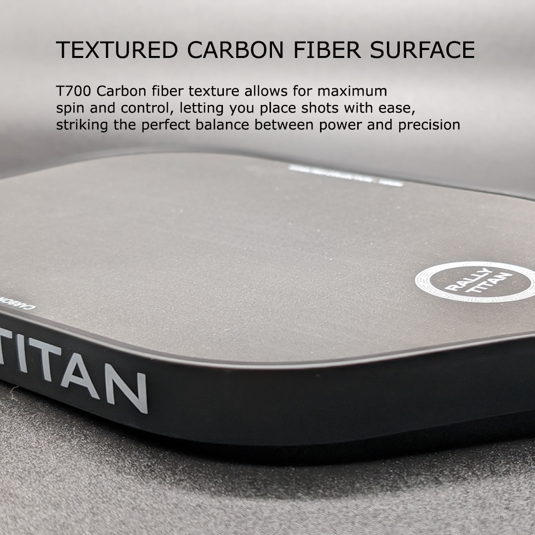 Titan Pro Control | 16MM | T700 Titan Carbon Friction Surface | Textured Surface | Black