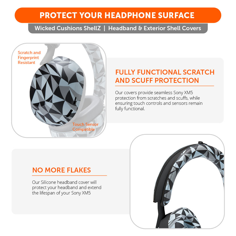 Sony XM5 Protective Shell Cover - WC ShellZ XM5