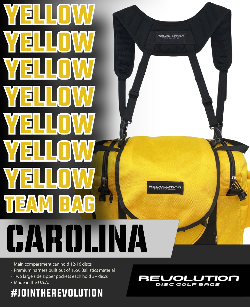 Revolution Carolina Team V3 Disc Golf Bag - Golden Dream