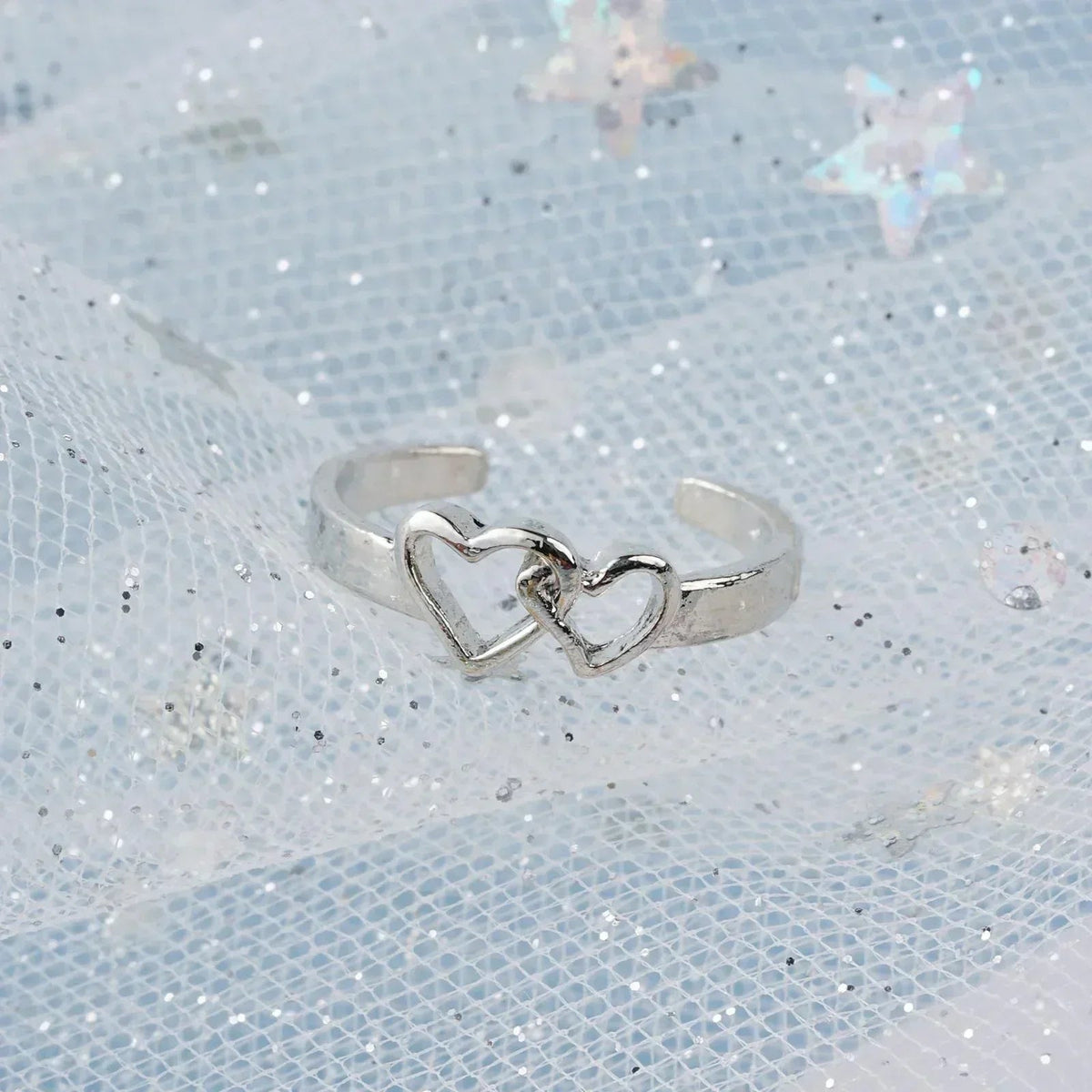12pcs Adjustable Toe Rings For Women Girls Simple Beach Open Toe Set Cute Heart Feather Summer Toe Foot Jewelry