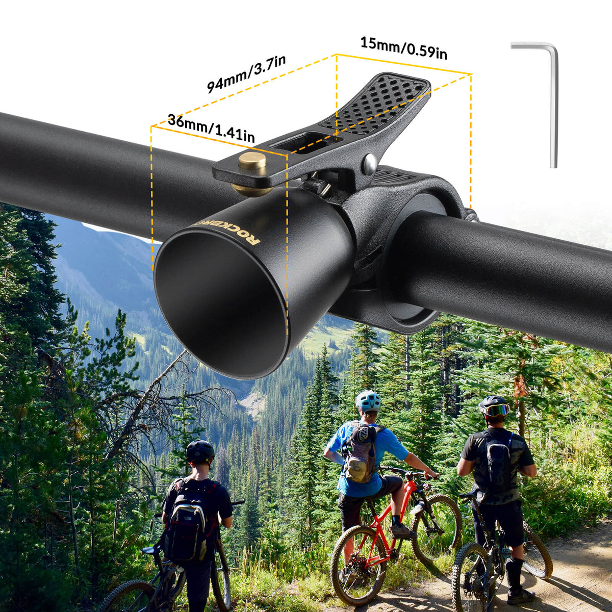Bike Bell – Loud Sound for MTB & Road Bikes
