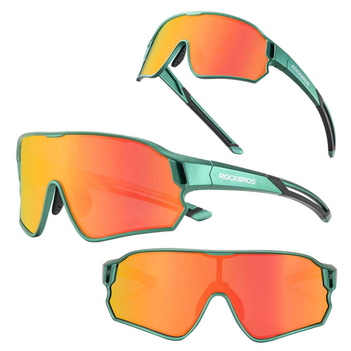 ROCKBROS Kids Polarized Cycling Sunglasses UV400 Bike Glasses