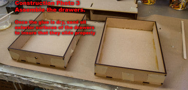 Drawer Add-On For Paint Rack - Double Drawer