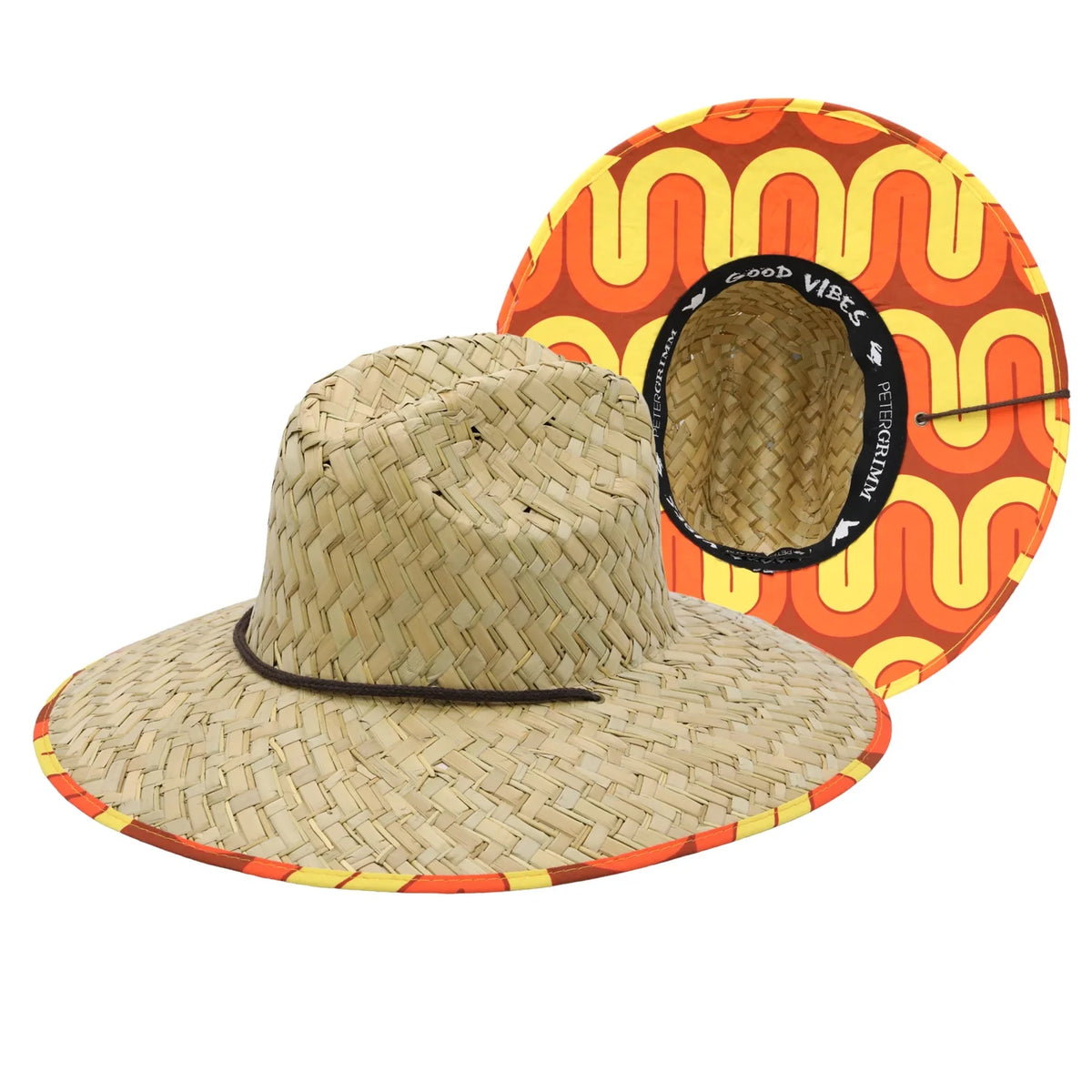 Peter Grimm Retro - Straw Lifeguard Hat