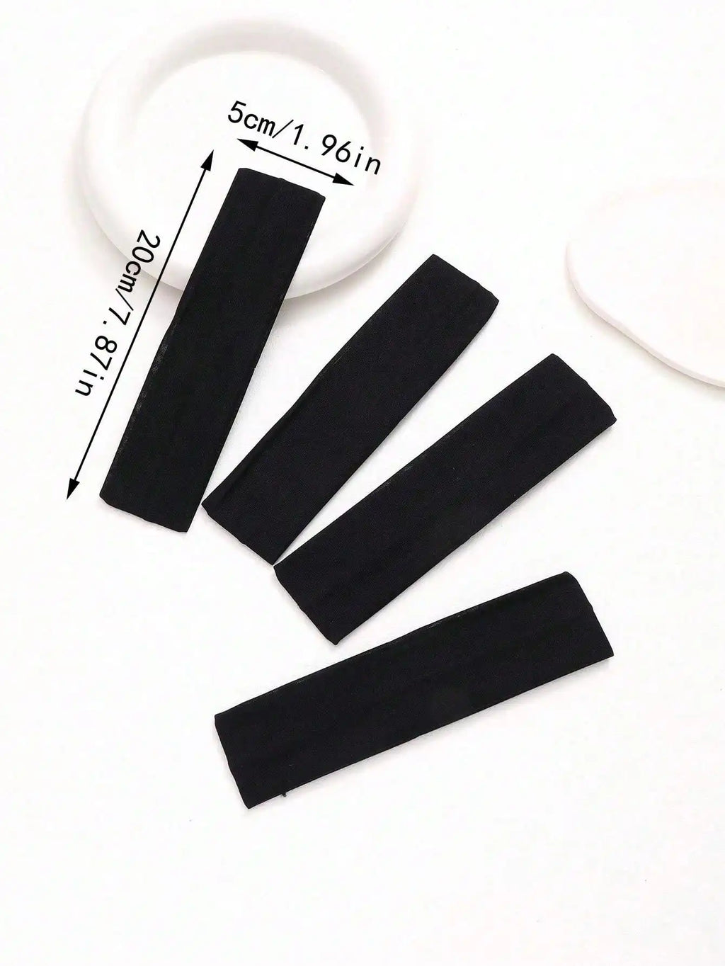 6-Pack Sports Sweatband Headbands – Solid Color & Leopard Print