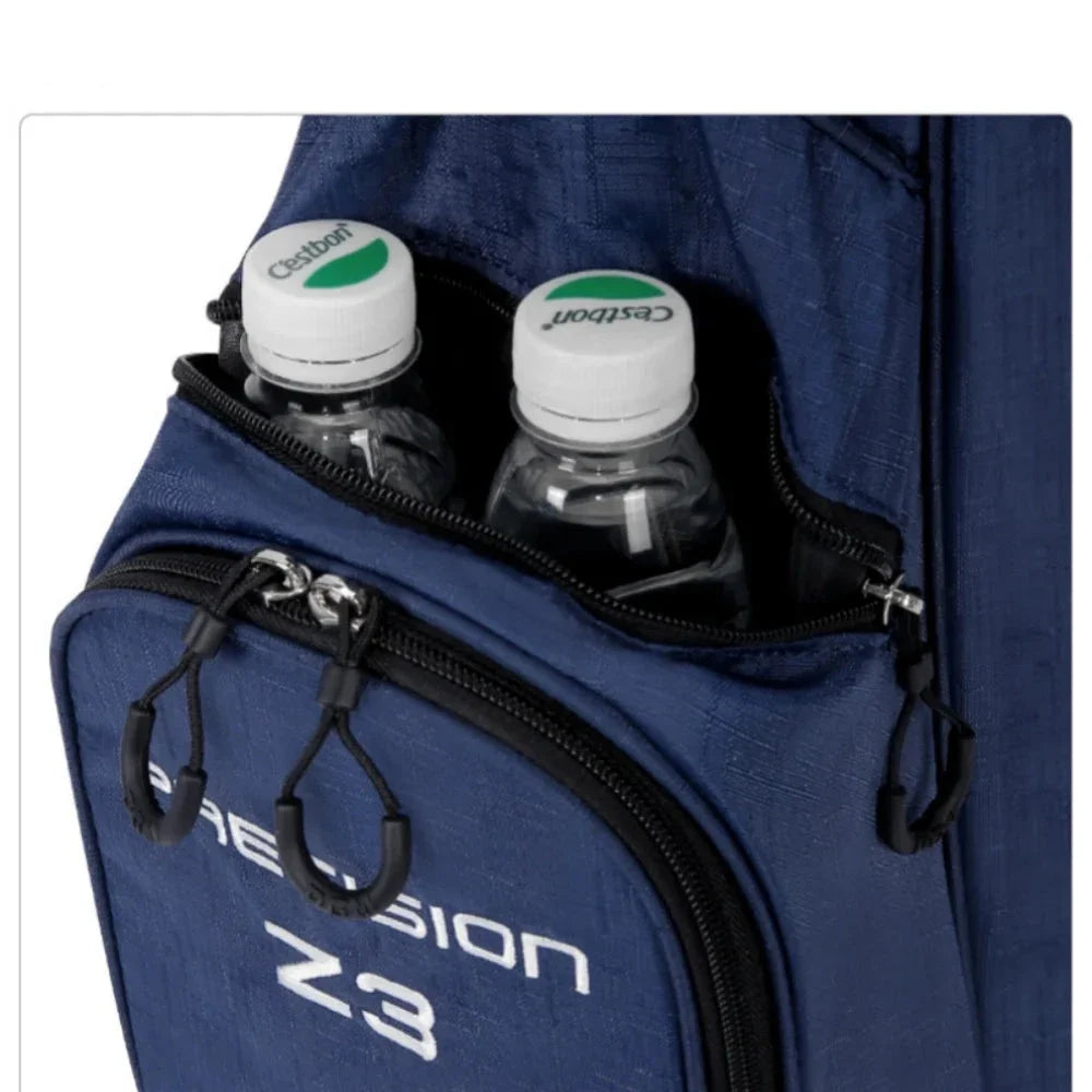Durable Nylon Golf Bag with Convenient Club Stand