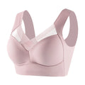 Women Seamless Plus Size Bras Sexy Patchwork Lace Top Push Up Sports Brassiere Female Backless Fitness Sleep Vest Bralette New