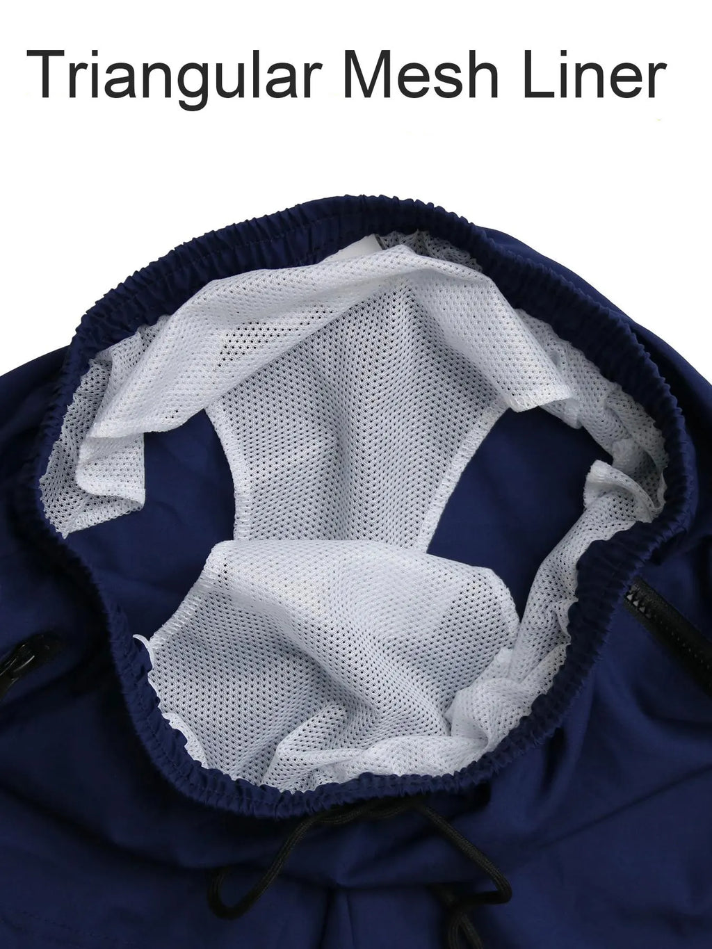 Men’s Quick-Dry Swim & Gym Shorts with Zipper Pockets
