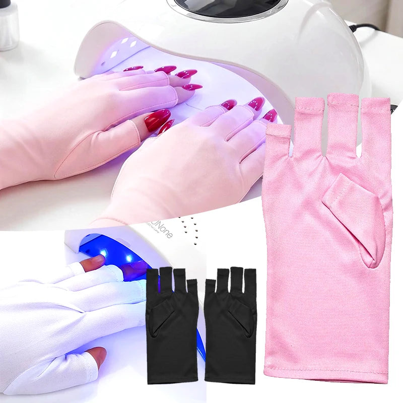 UV Protection Gloves for Gel Nail Lamps