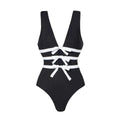 2025 Sexy Women's Swimsuit New Strapless Simple One-piece Swimwear with Shorts Two-piece Set Sliming Bodysuit Beachwear Monokini