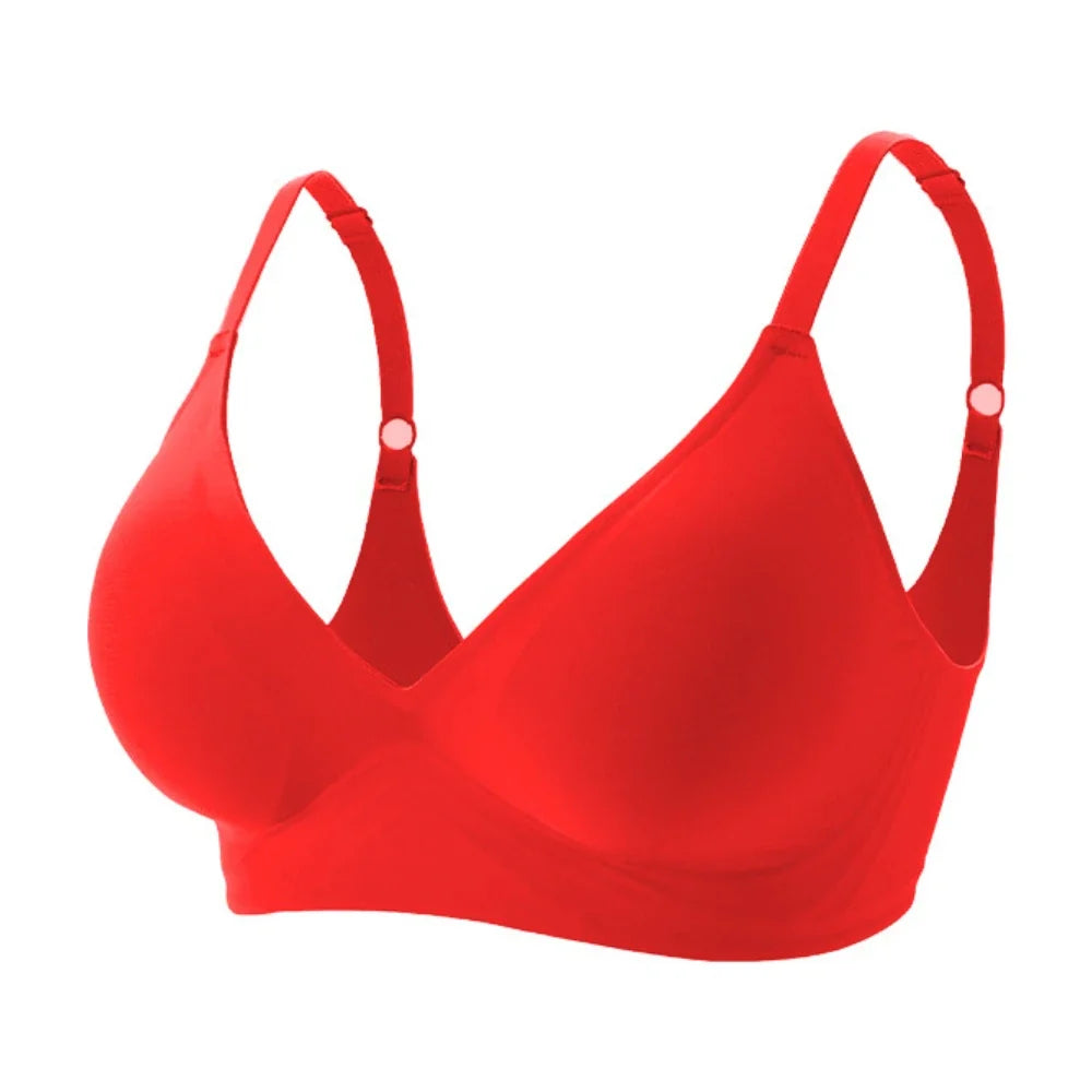 Latex Jelly Underwear Seamless Bras for Woman Wireless Sleep Removable Padded Bralette One Piece Brassiere No Wire Comfortable