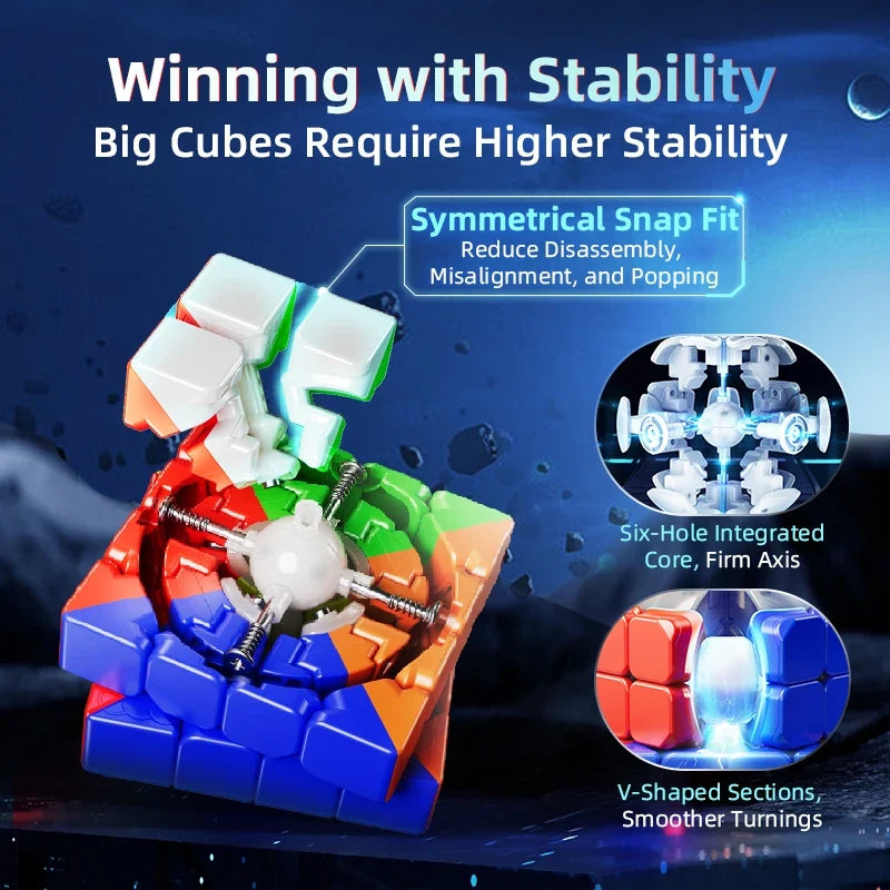 Magnetic 4x4 UV Speed Cube