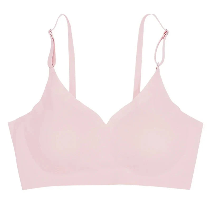 Seamless Bras for Woman Push Up Underwear Sleep Removable Padded Bralette One Piece Brassiere Wireless Comfort Intimate