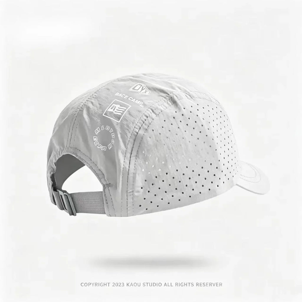 Short Brim Quick Dry Mesh Baseball Cap with UV Sun Protection