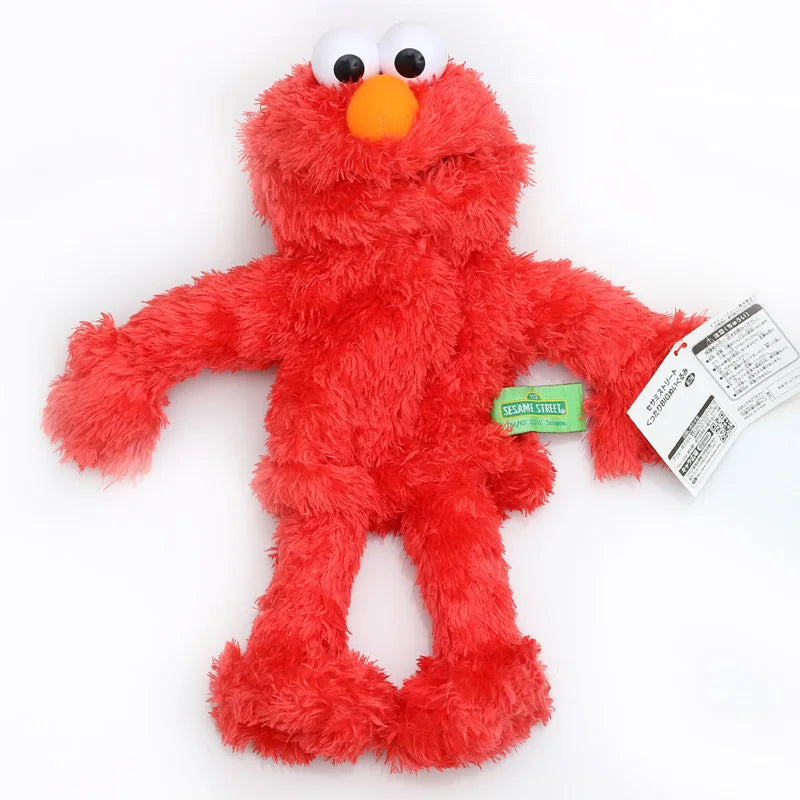 Large Puppet Show Red Puppet Plush Hand Puppet, Soft Cartoon Doll for Kids Gift
