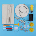 DIY Wooden Electric Plotter Drawing Robot - STEM Science Electronics Kit, Automatic Painting Experiment Toy for Kids