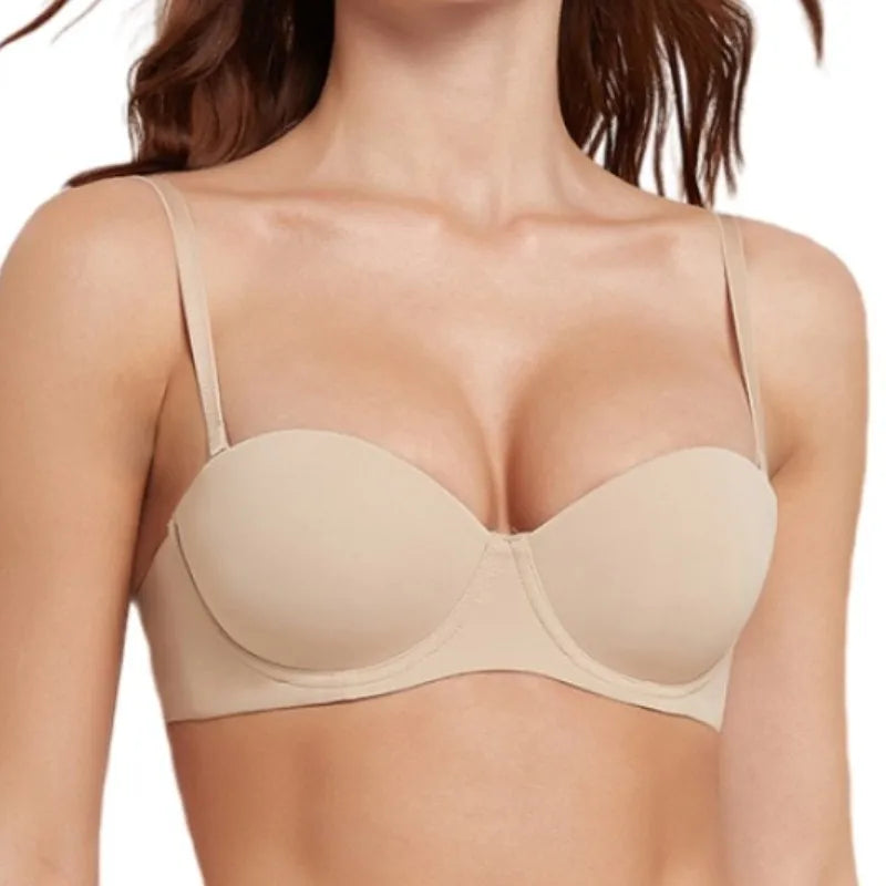 Seamless Bras For Women Underwear Push Up Bra 1/2 Cup Bralette Comfort Soft Invisible Brassiere Non-wire Simple Sexy Lingerie