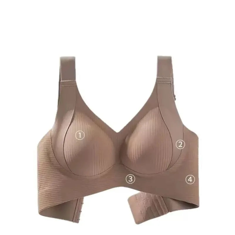Adjustable High-Quality Women's Bra for Large Breasts Small Size Trace-Free Comfort No Steel Rings - Underwear for Women