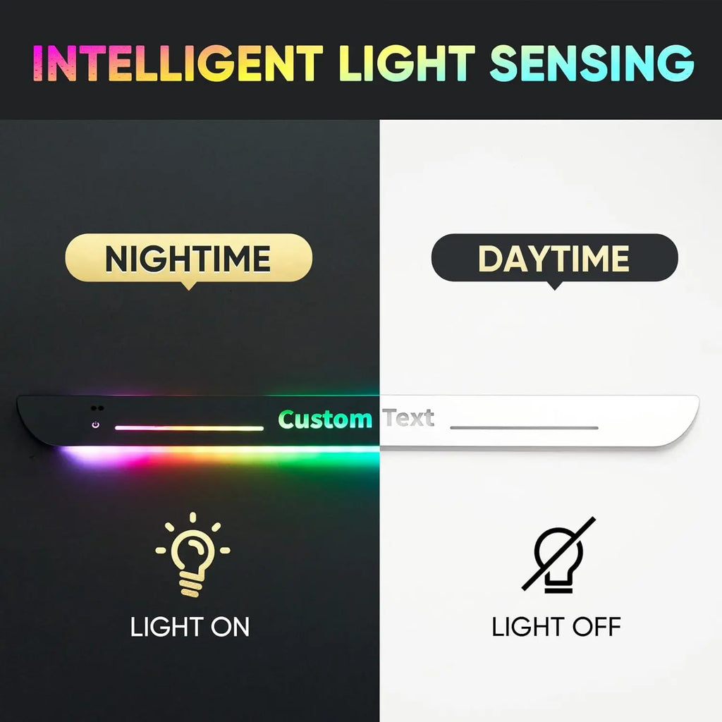 Intelligent light sensing — light on at night, light off in daytime