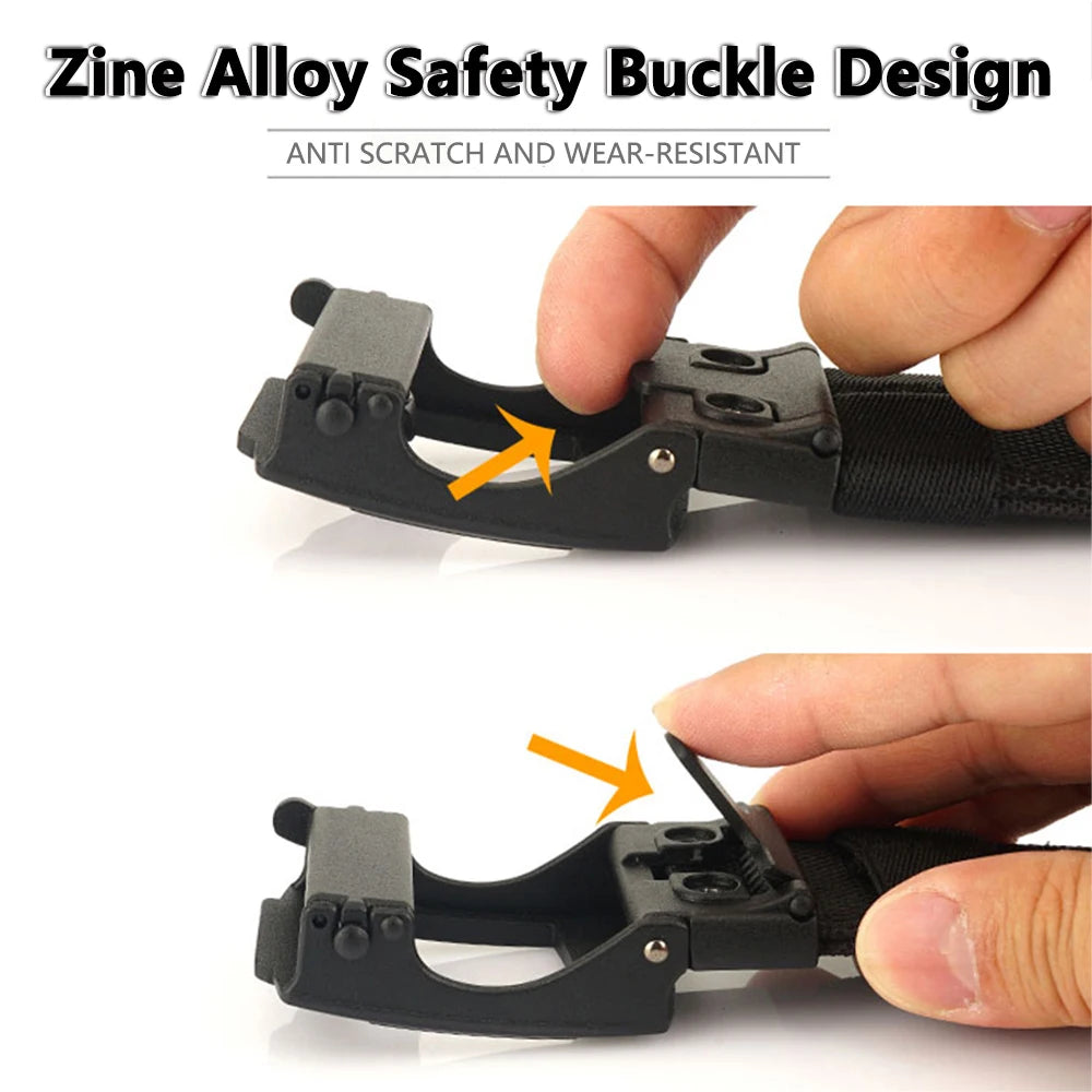 Heavy-Duty Rigid Tactical Ratchet Belt