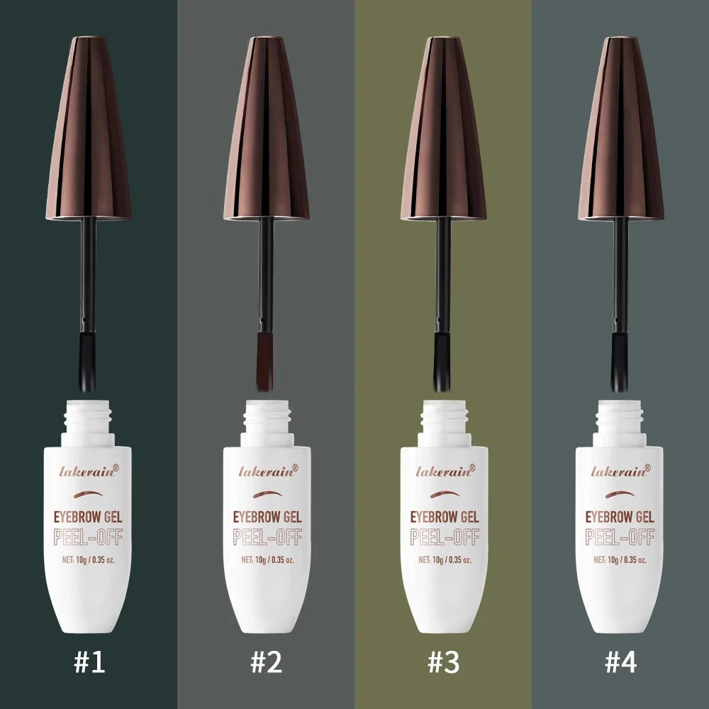 Waterproof Peel Off Eyebrow Gel Tint Semi Permanent Tattoo Brow Tint Transfer-proof, For Fuller & Defined Looking Brows Makeup