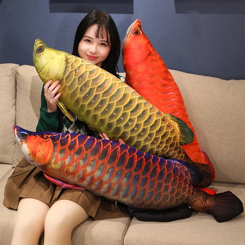 Funny Fish Plush Toy 30–100cm (11.8–39.4 Inches)