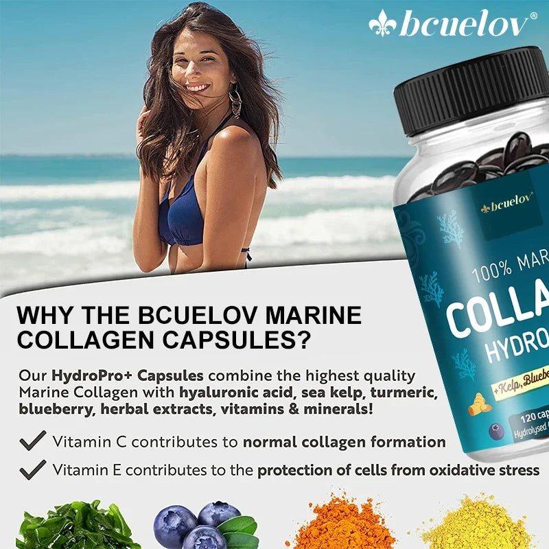 Marine 1400mg Hydrolyzed Collagen Supplement