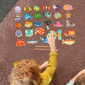 Wooden Magnetic Fishing Game for Kids - Montessori Educational Toy, 30-Piece Set