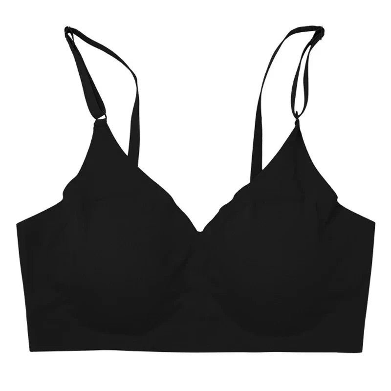 Seamless Bras for Woman Push Up Underwear Sleep Removable Padded Bralette One Piece Brassiere Wireless Comfort Intimate
