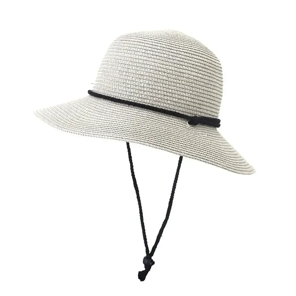 2025 Fashion Korean Version Women's Beach Summer Sun Hat Travel Breathable Beach Sunshade Sun Hat Dome Basin Hat