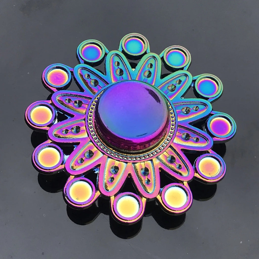 Rainbow Metal High-Speed Fidget Spinner