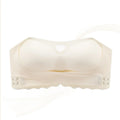 Women's Invisible Strapless Bra Front Buckle Design Anti-Slip Small Chest Gathering Markless All-match Beautiful Underwear