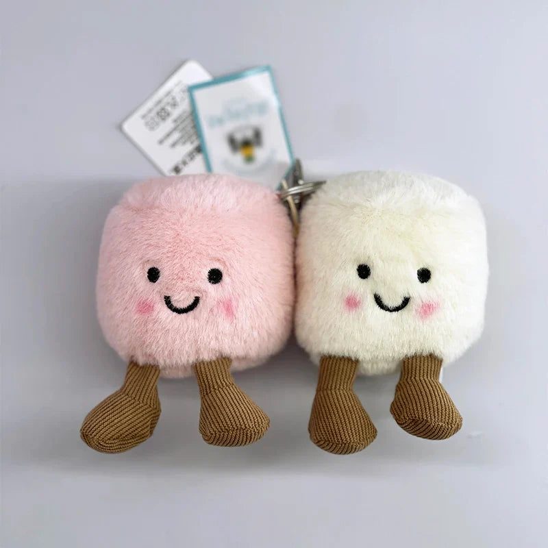 Cute Animal Plush Keychain Soft Bag Charm Collection
