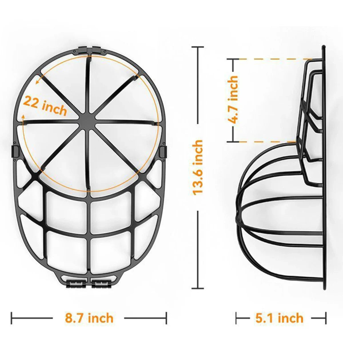 1Pc Hat washer, household items, laundry accessories, anti deformation hat protection frame, sturdy