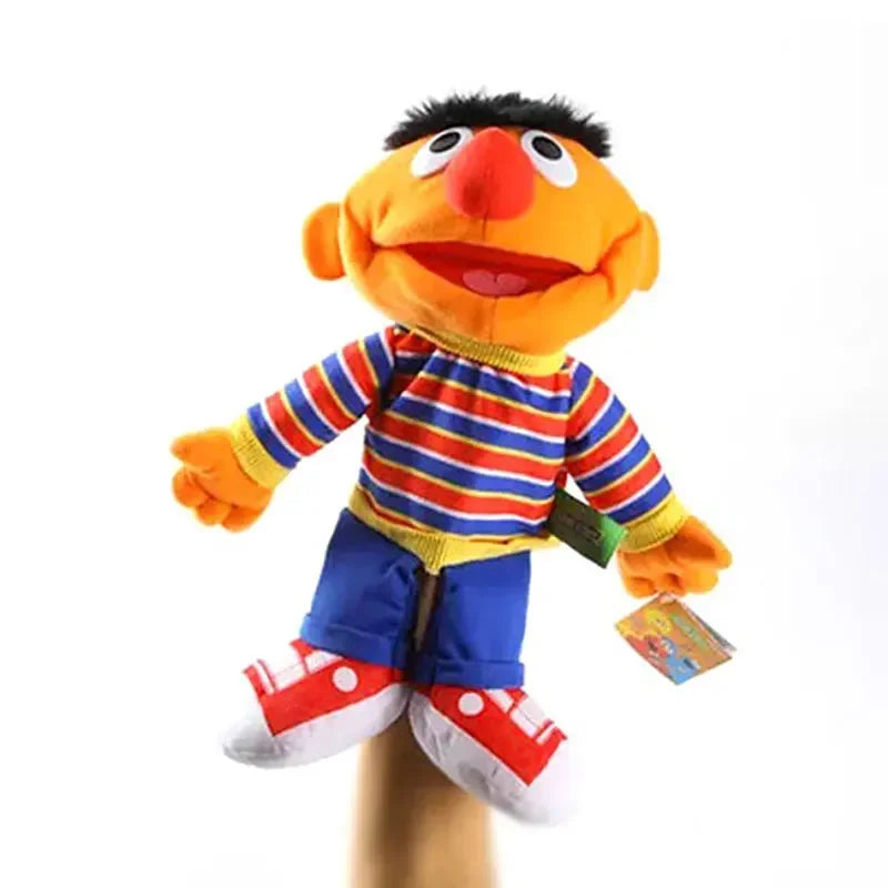Large Puppet Show Red Puppet Plush Hand Puppet, Soft Cartoon Doll for Kids Gift