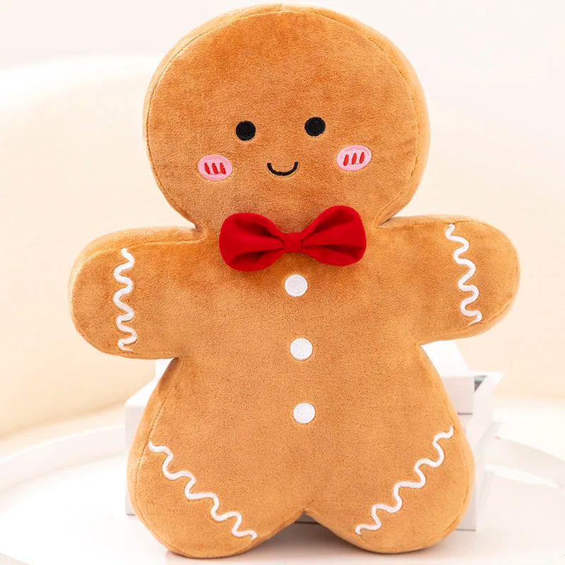 Gingerbread Man Plush Toy Cushion