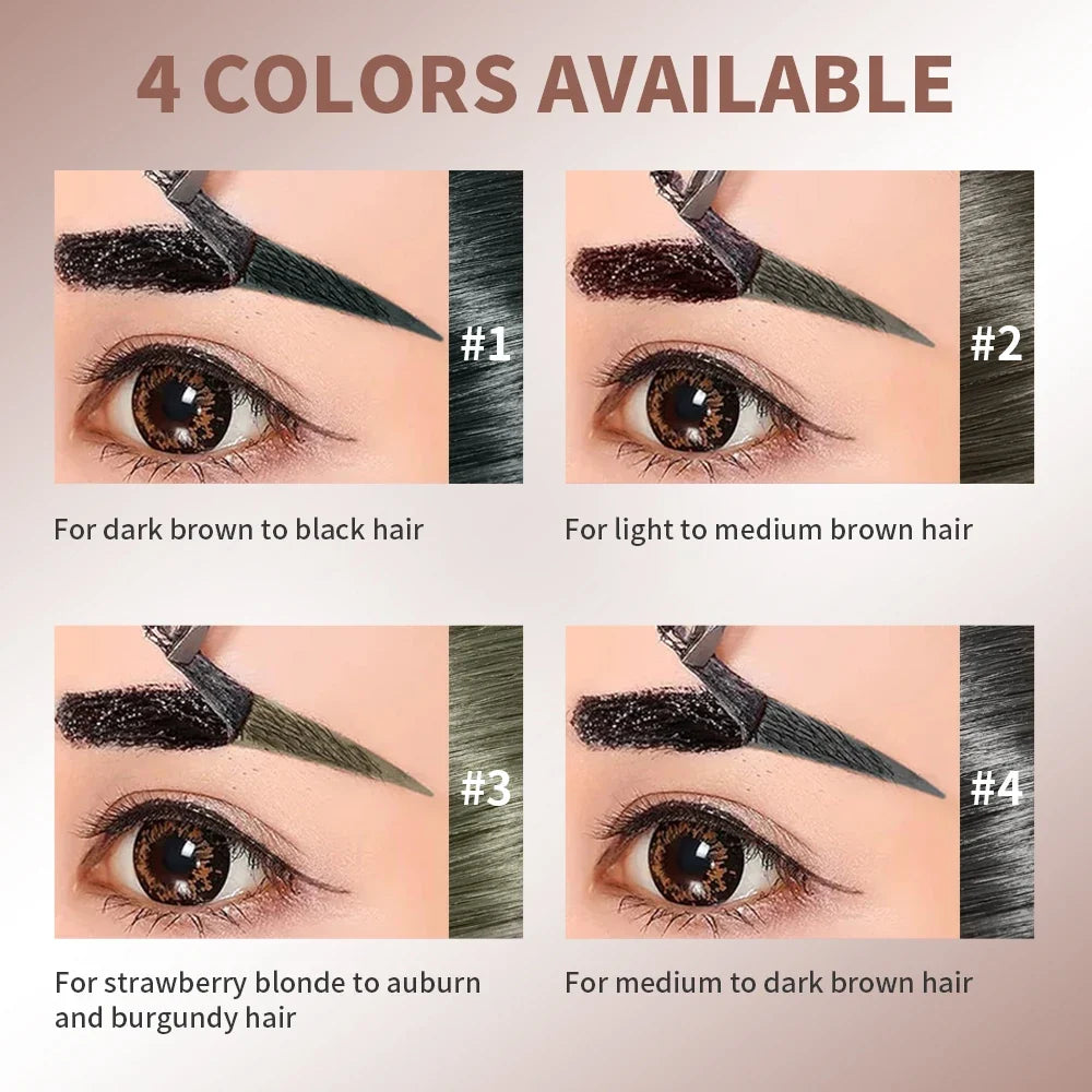 Waterproof Peel Off Eyebrow Gel Tint Semi Permanent Tattoo Brow Tint Transfer-proof, For Fuller & Defined Looking Brows Makeup