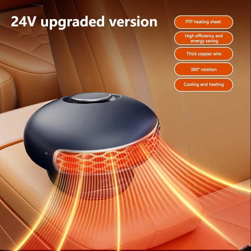 360°rotation 12v/24v Car Heating and Cooling Device