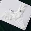 Sexy Women G-string Hollow Out Seamless Perspective Panties Low Waist Thongs Underwear Girls See-Through Intimates Soft Lingerie
