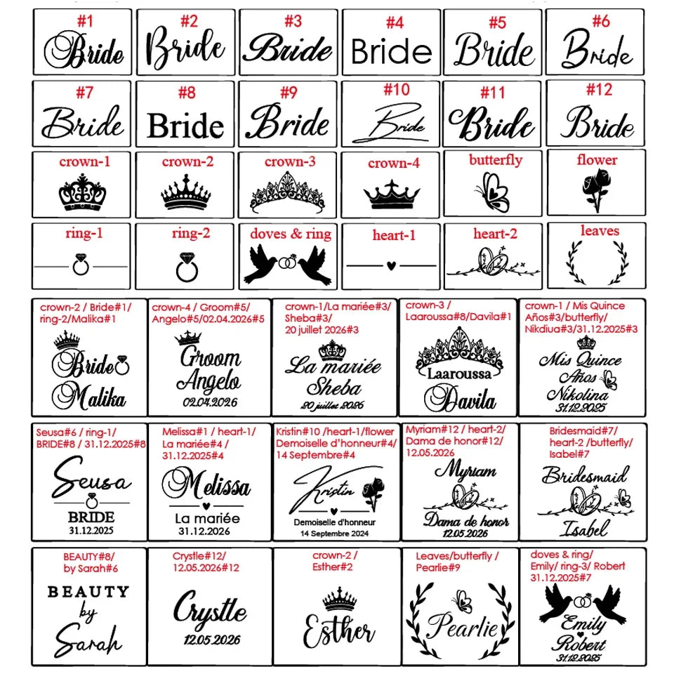 Personalized Text Logo Wedding Bathrobe Bridal Robe Bride Bridesmaid Wedding Robes Woman Bachelorette Hen Party