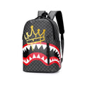 Casual Large Capacity Shark Backpack for School & Travel