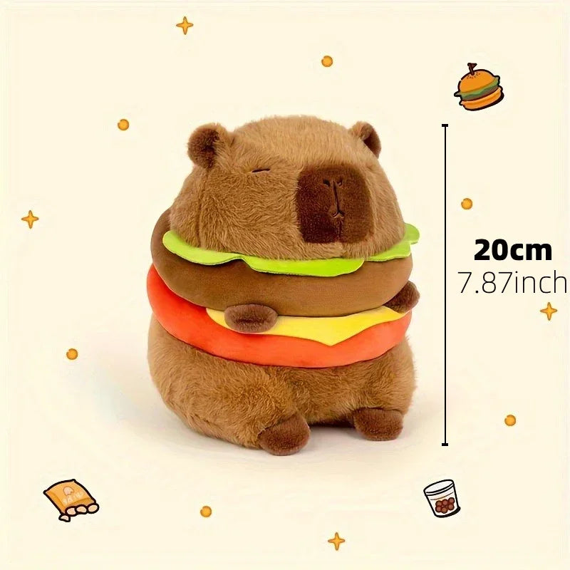 Capybara Plush Toy Set Mommy and 4 Babies